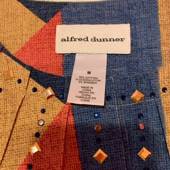 Alfred Dunner Abstract Fall Top - Picture 4 of 6